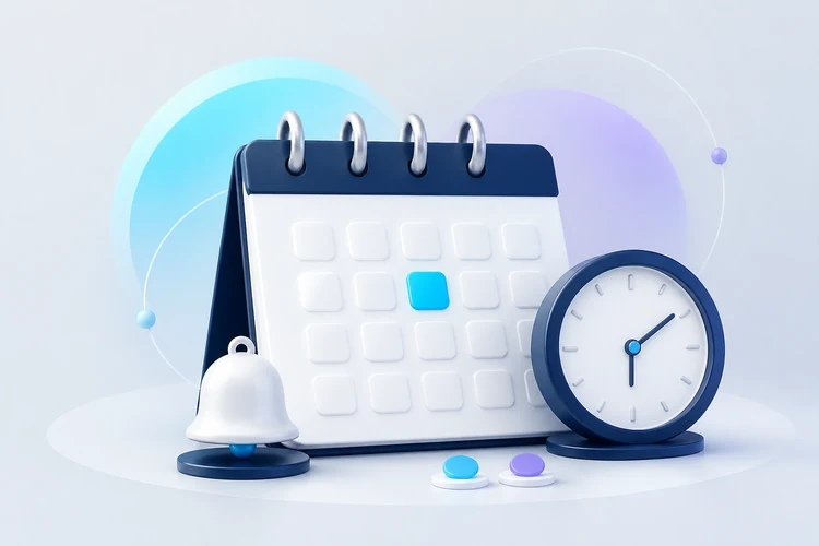 Ilustratie pentru calendar si remindere